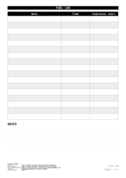 Fuel Log